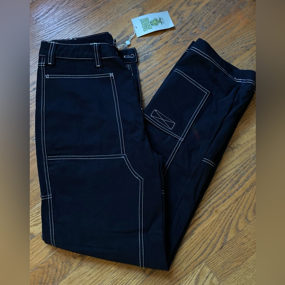 NWT - Liquid Lagoon Black Work Skate Pant - 33x32